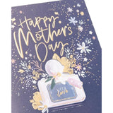 UK Greetings Mother's Day card featuring a stunning perfume design with elegant floral accents and delicate artistic details.