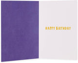 UK Greetings Super Auntie birthday card featuring colorful floral design and cheerful message for celebrating special occasions