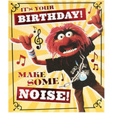 UK Greetings The Muppets Animal birthday card featuring colorful Muppet character illustration for celebrations.