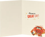 UK Greetings The Muppets Brother birthday card featuring colorful Muppets characters and festive birthday design.