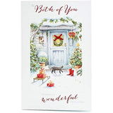UK Greetings To Both of You Christmas Cards featuring festive holiday designs for sending warm wishes.