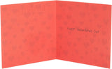 UK Greetings Valentine's Day card for boyfriend featuring a cute smiley heart design on a cheerful greeting card.