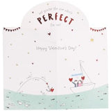 UK Greetings Valentine's Day card for fiancé featuring a cute sketch design and romantic greeting in a greeting card.