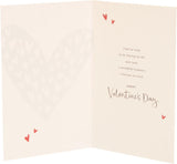 UK Greetings Valentine's Day Card for Husband featuring a bold red design, perfect for expressing love and affection.