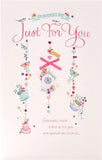 UK Greetings vintage design Mother's Day greeting card featuring classic floral artwork and elegant typography.