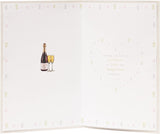 UK Greetings Wedding Day Boofles Toast Card showing colorful cartoon characters celebrating a wedding toast.