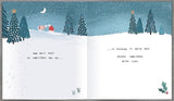 UK Greetings wife Christmas card featuring a cute polar bear with embellishments, perfect for holiday greeting messages.