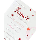 UK Greetings Fiancé Valentines Day Card featuring a wonderful design, perfect for expressing love on special occasions.