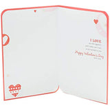 UK Greetings Valentine's Day card featuring a romantic design for fiancés, ideal for expressing love on special occasions.