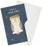 UK Greetings exam success greeting card featuring cheerful design for GCSE, A-Level, and university graduation celebrations.
