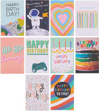 UK Greetings multi pack greeting cards featuring five colorful, assorted designs for various occasions