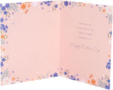 UK Greetings Mother's Day Card for Grandma featuring a lovely floral design with colorful flowers and heartfelt message.
