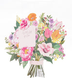 UK Greetings Mother's Day Card for Her featuring a beautiful bouquet design with vibrant flowers and elegant lettering.