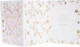 Mother's Day greeting card from UK Greetings featuring flowers and heart design, with an envelope for mum, grandma, or wife.