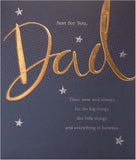 UK Greetings 75th birthday card for dad, a thoughtful stationery card with special milestone message and festive design.