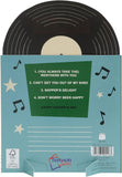 UK Greetings Father's Day card for Grandad with envelope, featuring a record design, in a stationery product image.