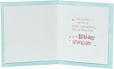 UK Greetings Father's Day card with envelope featuring a playful Lots of Woof dog design, ideal for celebrating dads.
