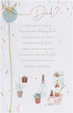 UK Greetings Heartfelt Dad Father's Day Card featuring a heartfelt message and decorative design for special occasions.