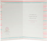 UK Greetings Mother's Day card with cupcake design and envelope, featuring a pale color scheme for special occasions.