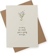 UK Greetings sympathy card featuring elegant design and comforting words, ideal for expressing condolences with heartfelt stationery.