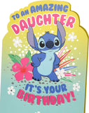 UK Greetings Stitch Daughter themed gift ornament featuring Stitch character, perfect for celebrating daughters with a charming decorative keepsake.