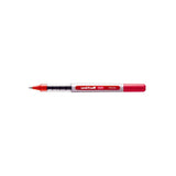 Uni-Ball UB-150 Eye Rollerball Pen in Micro Red, a sleek stationery pen with fine red ink for smooth writing.