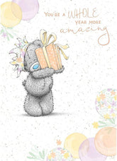 Tetty Teddy Bear Year More Amazing Birthday Card