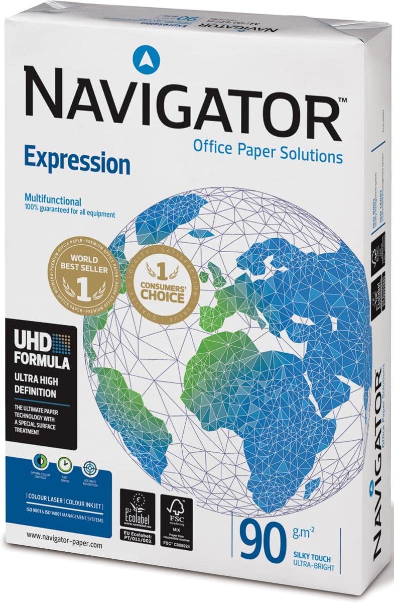 Navigator Expression A3 Paper – 90gsm, 500 Sheets – High-Performance Paper for Crisp Printing
