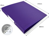 Rapesco Germ-Savvy Antibacterial: A4 (2-Ring) PP Ring Binder, 35mm Spine – Assorted (1 Unit = 6 Binders)