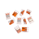 Wago 20A Compact 2-Way Electrical Terminal Block with 4mm terminals for secure wire connections in electrical supplies.