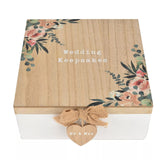 Widdop & Co Love Story Keepsake Box for wedding keepsakes, decorative giftware with elegant design for special memories