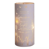 Widdop & Co Thoughts of You LED Memorial Tube Light for Grandma, with a sentimental message and soft glowing illumination.