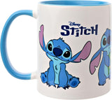 Widdop & Co Disney Lilo and Stitch Stitch mug, ceramic drinkware featuring a colorful Stitch design on a white mug.