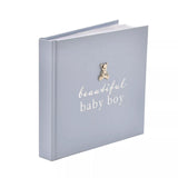 Widdop & Co Bambino photo album keepsake for a baby boy, featuring a charming cover design and space for precious baby photos.