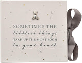 Widdop & Co Bambino baby photo album holding 50 4x6 prints, featuring a classic design for storing cherished baby photos.