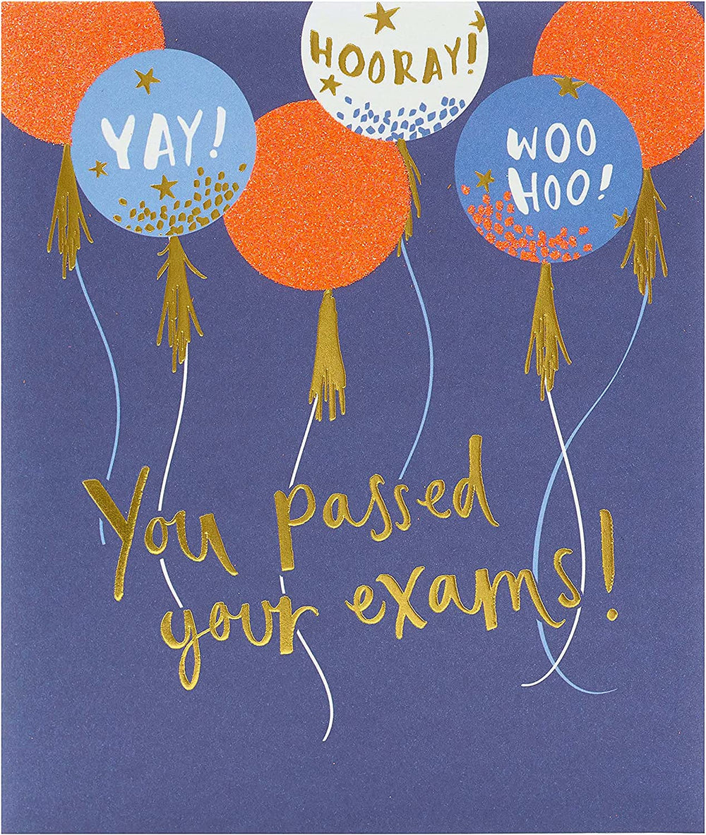 Balloons Design Exams Congratulations Card