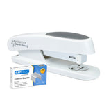 Rapesco Germ-Savvy™: ECO Sting Ray Half Strip Stapler & 1000 Staples - Soft White