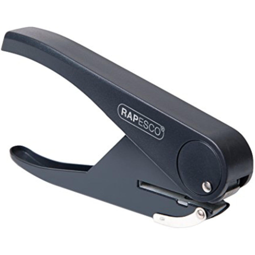 Rapesco Sole Single Hole Punch Capacity 23 Sheets Black PF35A0G1