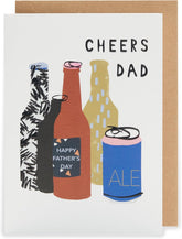 Cheers Dad Brew-Tastic Fun! Father's Day Contemporary Greeting Card