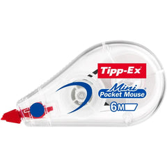 Tipp-Ex Mini Pocket Mouse Correction Tape Roller 5mmx6m White (Pack 10) - 932564
