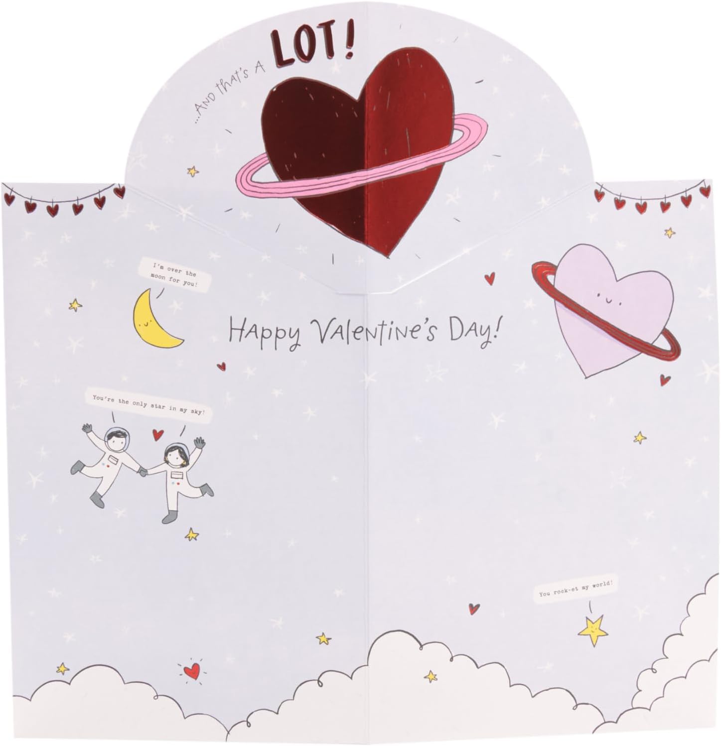 UK Greetings Valentine's Day Card For Fianc�e - Cute Sketch Design