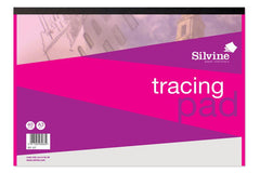 Silvine A3 Tracing Pad 63gsm 40 Sheets (Pack 5) - A3T