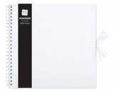 Scrap Book - 40 Sheet White Paper - Large