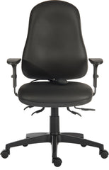 Ergo Comfort Air High Back PU Ergonomic Operator Office Chair with Arms Black - 9500AIR-PU/0270 DD