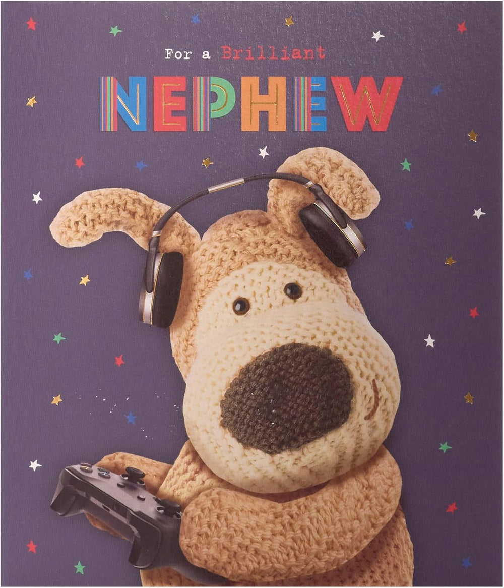 Boofle | Birthday Card for Nephew | Happy Birthday Gifts | Him, Boys, Men | Cute Design | With Envelope | 165 x 190 mm