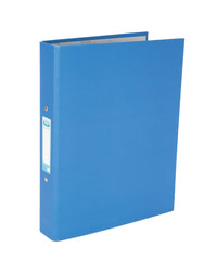 Elba Ring Binder A4+ 25mm Capacity 30mm Spine Paper On Board 2 O-Ring Blue (Pack 10) 400033496
