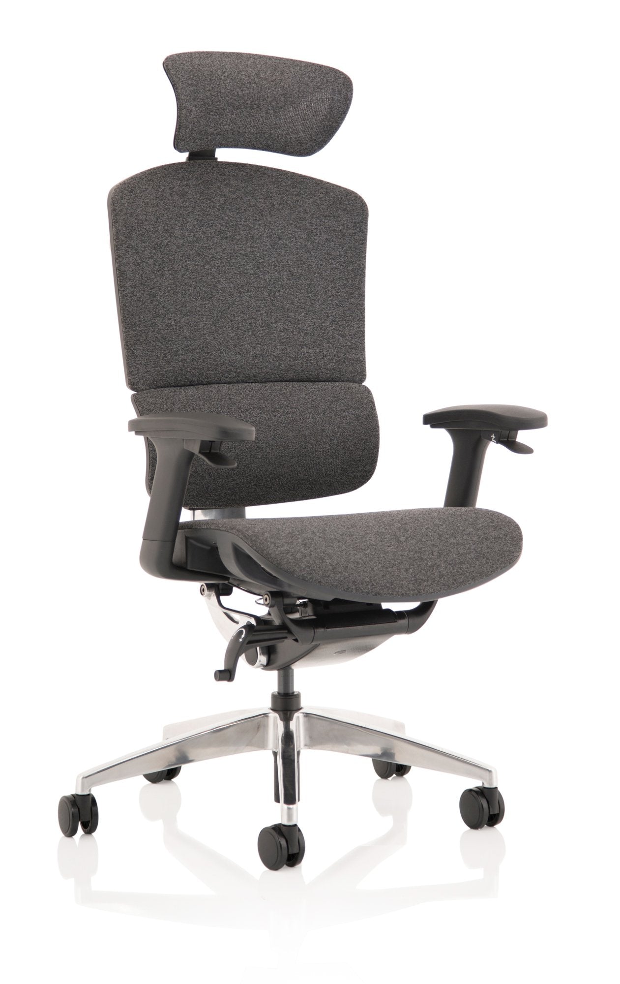 Ergo Click Plus Chair Grey Fabrimesh with Headrest PO000064 DD