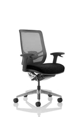 Ergo Click Chair Black Fabric Seat Black Mesh Back OP000250 DD