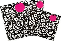 Hallmark Multi Occasion Gift and Bottle Bags Bundle - 1 Large and 1 Medium Gift Bag, with 1 Bottle Bag in 1 Contemporary Leopard Print Design
