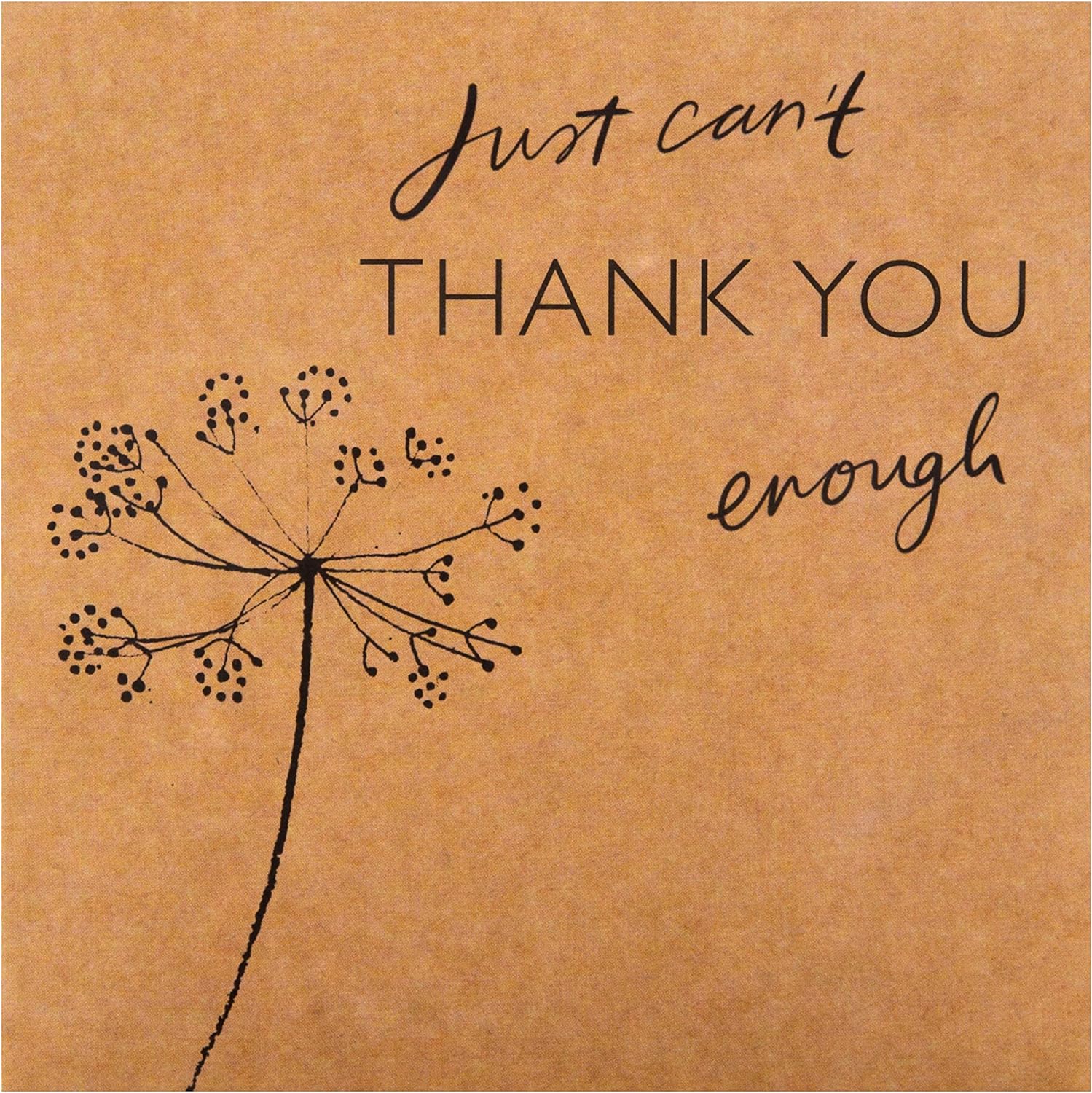 Hallmark Thank You Cards - Pack of 10 in 2 Classic Designs, Grey & Brown,25566740